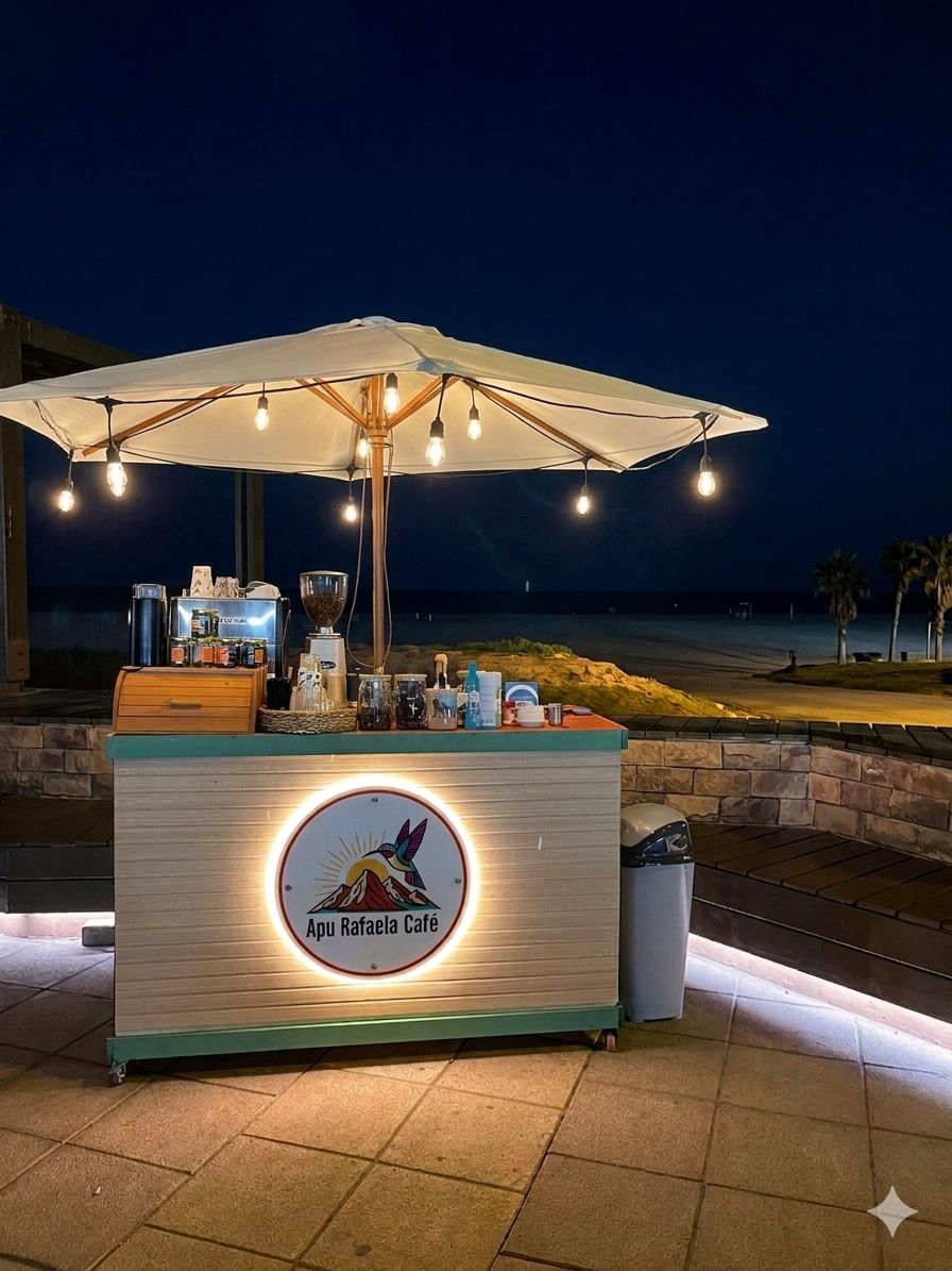Apu Rafaela Café en la playa